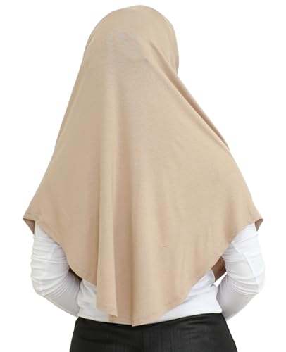 Prien Ready To Wear Hijab For Women, Instant Turban, Soft Muslim Scarf For Prayer, Long Hijabs, Islamic Clothes, Jersey Abaya - color: Deep Mink