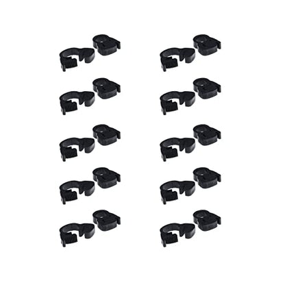Double Gripping Nylon Hose Clamps, Snap Grip Nylon Plastic Hose Clamps (9.0-9.9mm (3/8inch), 20pack) - size: 9.0-9.9mm (3/8inch), 20 pack