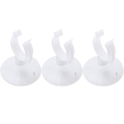 ZCZQC 6PCS Aquarium Suction Cup Clips Air Tube Clamps Plastic Transparent 23mm Specialized for Fixing Thermometers on Fish Tank Glass Surfaces Air Tube Installation Suction Cups