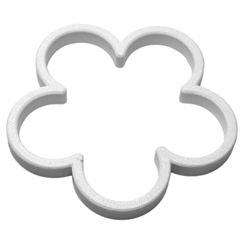 Fish Feeding Portals for Betta & Aquariums | Floating Food Rings & Breathing Windows (Multiple Shapes & Colors) (Daisy - White) - color: Daisy - White