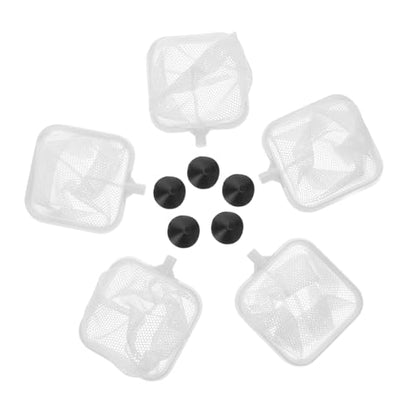 Toyvian 5pcs Fish Breeding Net with Cups Aquarium Divider Net for Fry Separation for Fish Tanks and Aquatic Breeding