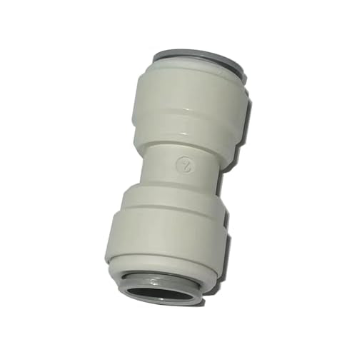 Acetal Copolymer 1/2" Tube OD (12.7mm) Tube Fitting, Union Straight Connector,Push to connect for RO water filter system parts (pack of 5) - style: 1/2 to 1/2 o.d. straight union