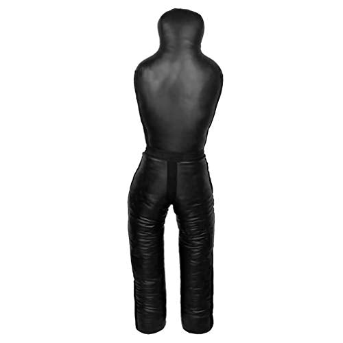 Aoneky 6FT Unfilled Grappling Dummy for Adults, Heavy Duty MMA BJJ Wrestling Training Dummy, Synthetic Leather Jiu Jitsu Judo Practice Dummy with Reinforced Stitching for Submission & Throws Practice
