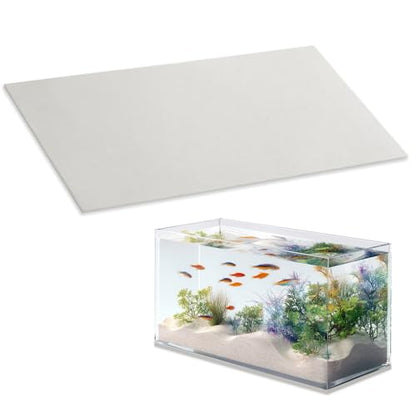 18 x 36 Inch Fish Tank Pad, 6mm Aquarium Leveling Mat, Gray | Water-Resistant Surface, Easy to Cut, Helps Cushion the Tank Base, Suitable for Aquariums and Terrariums - color: Gray, size: 18 x 36in