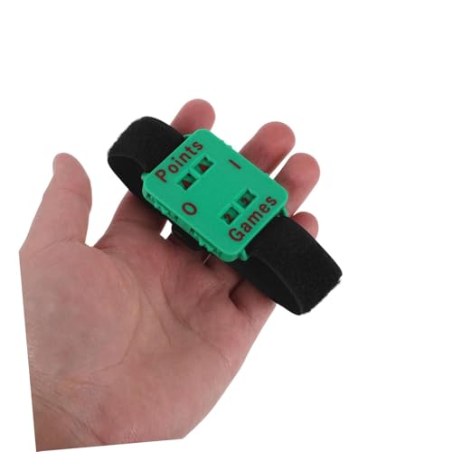 Angoily Portable Tennis Score Counter Wristband Manual Dial Golf Score Keeper Watch Lightweight Outdoor Training Games