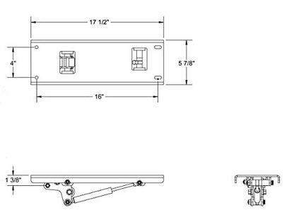 PRO Mountings – Gas Spring Anti Noise and Vibration Ceiling Mount for 110 lb Punching Bags (CM-110) | Fast DIY Easy Installation on Joists, Drywall, Concrete and Unistrut | Quiet Gas Springs
