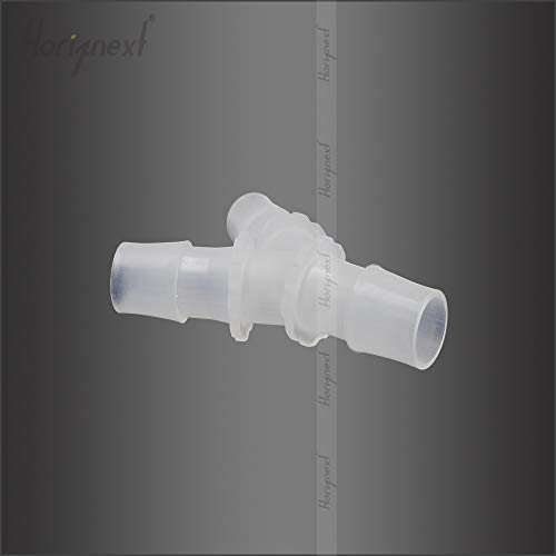5/8" Polypropylene Y-Shaped 3-Way Barbed Hose Fitting, 10 Pcs | Y-shaped design splits one inlet into two angled outlets for air hoses and water pipes; supports routing and repair projects - style: 10pcs, 5/8" O.D.