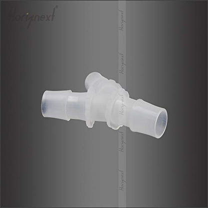 5/8" Polypropylene Y-Shaped 3-Way Barbed Hose Fitting, 10 Pcs | Y-shaped design splits one inlet into two angled outlets for air hoses and water pipes; supports routing and repair projects - style: 10pcs, 5/8" O.D.