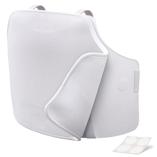 Fencing Chest Protector - Double Soft-Layer Chest Guard for Men - FIE Certificate Plastic Breast Protector - Fencing Gear for Foil Epee Sabre - size: X-Small