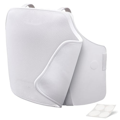 Fencing Chest Protector - Double Soft-Layer Chest Guard for Men - FIE Certificate Plastic Breast Protector - Fencing Gear for Foil Epee Sabre - size: X-Large