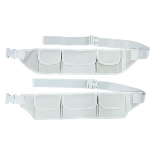 OMEZMART Ihram Belt for Hajj and Umrah - Adjustable Size with Front Pockets and Zippered Compartments (Belt)