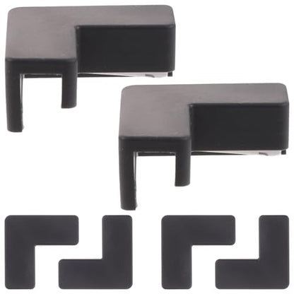 6pcs Silicone Corner Guards Tank Safety Bumper Protective Edge Protectors Soft Aquarium Table Anti-Collision Covers for Pet Holders and Desks