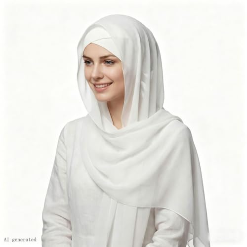 Women's Satin Hijab Undercap, Elastic Inner Cap Underscarf,Soft Chemo Headwear &Sleep Cap 8 Pack