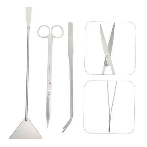1set Aquarium Scissors Shovel Multi-function Aquatic Tools for Plant Maintenance Portable and Easy to Use for Freshwater Aquariums