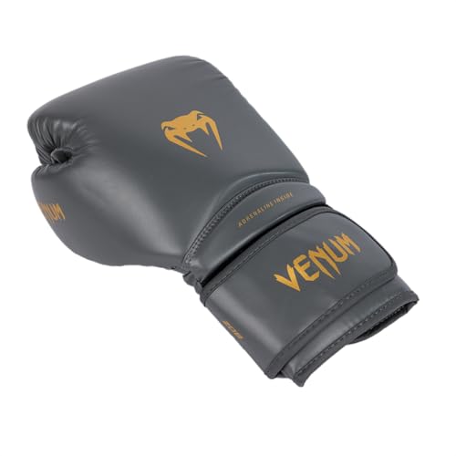 Venum Contender 1.5 Kids Boxing Gloves - color: Graphite/Gold, size: 6-Ounce