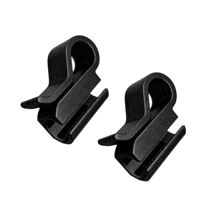 3D Printed Aquarium Hose Holder for 12mm and 16mm Water Changing Tube Fish Tanks Accessory Bucket Clip Aquarium Water Pipe Tube Bracket - color: Black