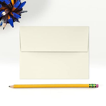 LUXPaper A2 Invitation Envelopes (4 3/8 x 5 3/4) - 70lb. Classic Crest Natural White (500 Qty.) | Perfect for Invitations, Announcements, Sending Cards, RSVP Cards | 4870-70NW-500 - color: 70lb. Classic Crest Natural White, size: 500 Qty.