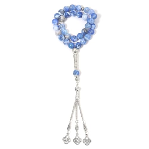 Handmade 10mm Anglican Prayer Beads - color: Blue 1