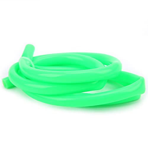 Aquarium Tubing, Silicone Pipes Peristaltic Pump Tube External Silicone Extension Hose Pipe Hydraulic Equipment Green (6.4mm*9.6mm) - size: 6.4mm*9.6mm