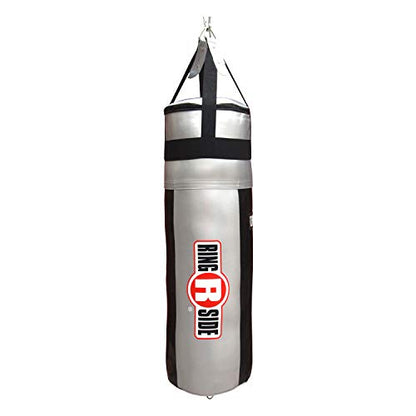 Ringside Apex Heavy Bag, Punching Bag for Boxing Training and Workout, 100 lbs, Includes Nylon Straps and Hanging Clip - color: Red / Blue