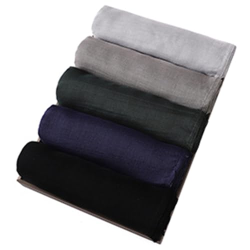 Viscose Hijab Scarf for Women Muslim Cotton Jersey Hijab Fashion Long Scarf Shawls - color: Navy Blue