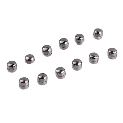 12pcs Magnetic Buttons For Clothing,hijab Magnetic Pins Multi-Purpose Pinless Fasteners For Muslim Wedding Gift Women - color: A-black
