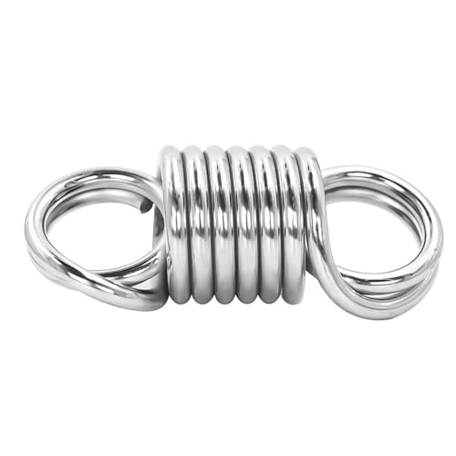 Aoneky Heavy Duty Punching Bag Spring - 300lb Capacity All-Steel Construction with Vibration Absorption, Top/Bottom Mount for 75-300lbs Boxing Bags (Safety Locked Ends)