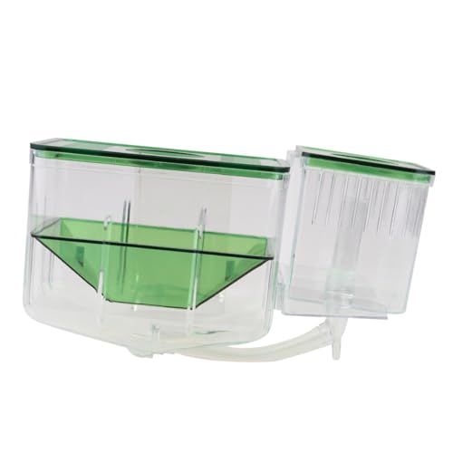 Balacoo Self Guided Acrylic Fish Breeding Tank Isolation Box for Aquarium Transparent Incubator with Isolated Compartments to Protect Juvenile Pregnant Fish and Shrimp Enhances Survival