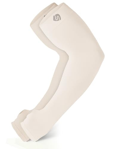 Arm Sleeves for Men Women Warmers Tattoo Cover Up Sun UV Protect UPF 50 - color: Gray, size: Large