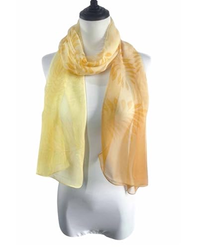 Acotavie Scarfs for Women Lightweight Fashion Scarves Print Floral Pattern Scarf Shawl Wraps - color: B07