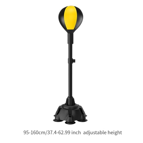 High-Speed Boxing Ball Set for Home Gym Training - color: Yellow Black