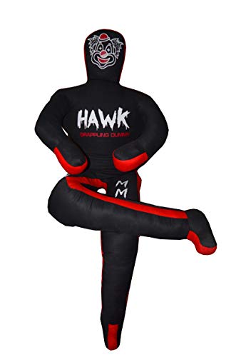 Clown Grappling Dummy for Combat Sports Mastery, Moveable and Strikeable Punching Dummy for Adults, 5 ft. Boxing Dummy for MMA Jiu-Jitsu, Judo, Karate, and Wrestling Training and Sparring