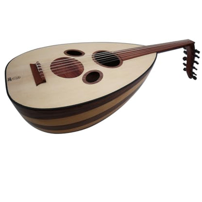 Quality Professional Arabian Oud With Soft Carry Case (Walnut - Linden)