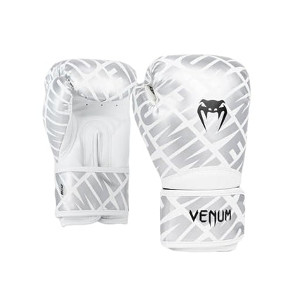 Venum Contender 1.5 XT Kids Boxing Gloves - color: White-Silver, size: 8-Ounce