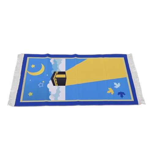 Kids Praying Rug, Soft Cotton Comfortable Prayer Mat with Tassels, for Boys and Girls