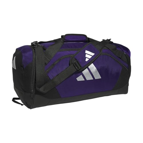 adidas Unisex Team Issue Sports Duffel Bag for Men and Women - color: Collegiate Purple/2