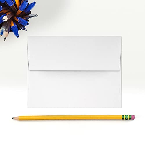 LUXPaper A2 Invitation Envelopes (4 3/8 x 5 3/4) - 70lb. Classic Crest Solar White (1000 Qty.) | Perfect for Invitations, Announcements, Sending Cards, RSVP Cards | 4870-70SW-1M - color: 70lb. Classic Crest Solar White, size: 1000 Qty.