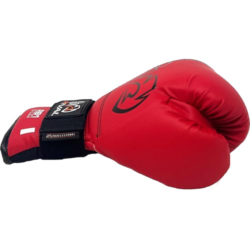 RIVAL Boxing RB1 Ultra Bag Gloves, 20th Anniversary Edition, High-Density Multi-Layered Padding and Signature Wrist Lock Strapping System - color: Red, size: X-Large