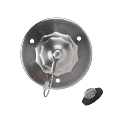 G-Sunny All Metal RV City Water Inlet with Check Valve, RV Water Inlet Replacement, RV Water Fill Inlet,RV Water Inlet Connection for for RV Camper Motorhome Trailer Marine