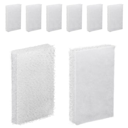 Diffusion Chamber Pad, Betta Tank Filter Replacement for AquaClear Fluval | Betta Diffusion Chamber Pad Replacement Aquarium Filter Media for Betta Premium Aquarium 2.5/2.6 Gallon, 8 Pack