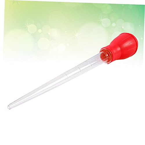 Happyyami Aquarium Tools Pipette 50ml Red Fish Cleaning Device for Fish Tank and Aquarium Cleaning - color: Red, size: Size 3