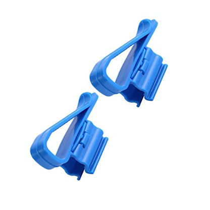 2pcs Aquarium Filtration Hose Clip Pipe Holder for Easy Cleaning and Water Change Fish Tanks and Buckets - size: 8.5*1.8CM