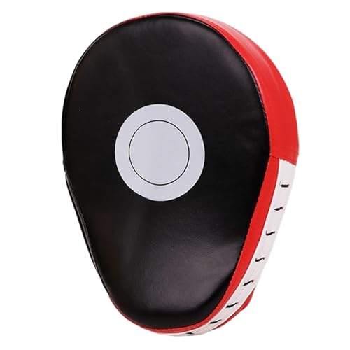 Boxing Pads, Taekwondo Kick Shield, Muay Thai Boxing Mitts, Curved Thickened MMA Pads, Martial Arts Training Equipment for Karate, Taekwondo, Muay Thai, Boxing, MMA Training - color: Red, size: 2 Pcs
