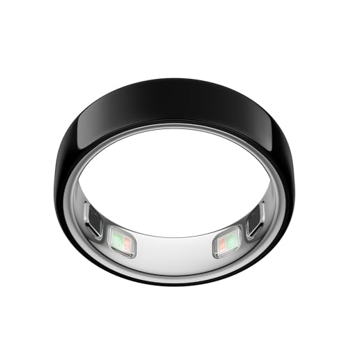Oura Ring 5 Smart Wearable - Black - Size 9 - Fitness & Sleep Tracker - color: Black, size: 9, style: Ring