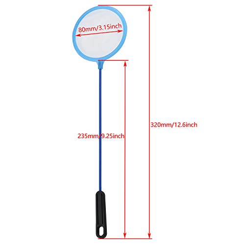 DGZZI Aquarium Fish Net 3PCS Plastic Artemia Sieves Super Dense Mesh Aquarium Fish Tank Tool for Artemia Eggs New Born Fish