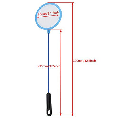 DGZZI Aquarium Fish Net 3PCS Plastic Artemia Sieves Super Dense Mesh Aquarium Fish Tank Tool for Artemia Eggs New Born Fish