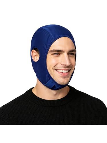 Aislor Wrestling Hair Cover Cap Wrestler Headgear for BJJ, MMA Grappling and Training, Long Hair Net Slicker - color: Royal Blue