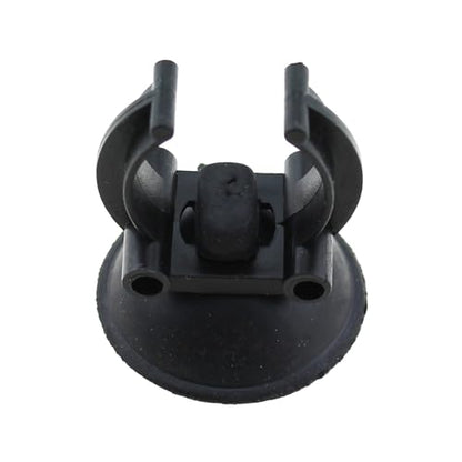 RLECS 8PCS Black Aquarium Heating Rod Suction Cup Fish Tank Air Hose Clamps PVC Pipe Clip Fits 1 Inch Standard Heater