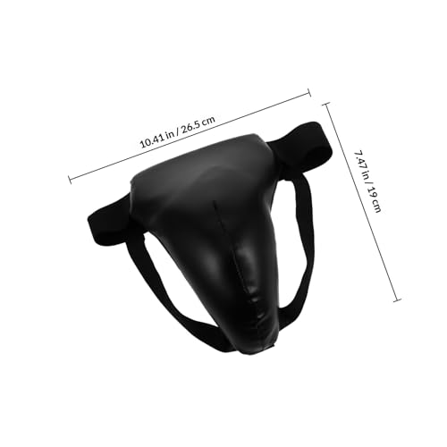 Angoily Professional Groin Protector for Boxing and Martial Arts Comfortable Crotch Fighting Guard Integrated Wear-Resistant Taekwondo Groin Protector for Boys