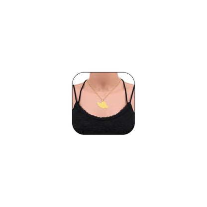 Iran Necklace Iran Map Charm Necklaces Dainty Gold Necklaces for Women Silver Jewelry Gifts for Women - color: A3:Iran Map Necklace